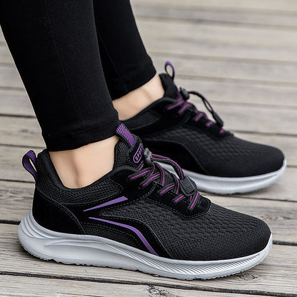 Damen Laufschuhe Leichtes Mesh Schnellschnürsystem