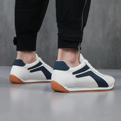 Damen Sneaker Atmungsaktives Leder Rutschfest