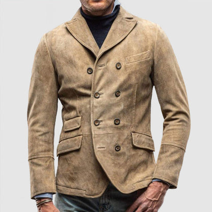 Herren Blazer Wildleder Elegant