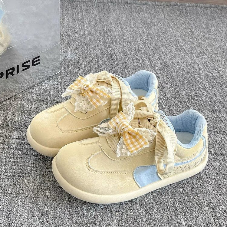 Damen Sneaker Bunt Karo Sportlich