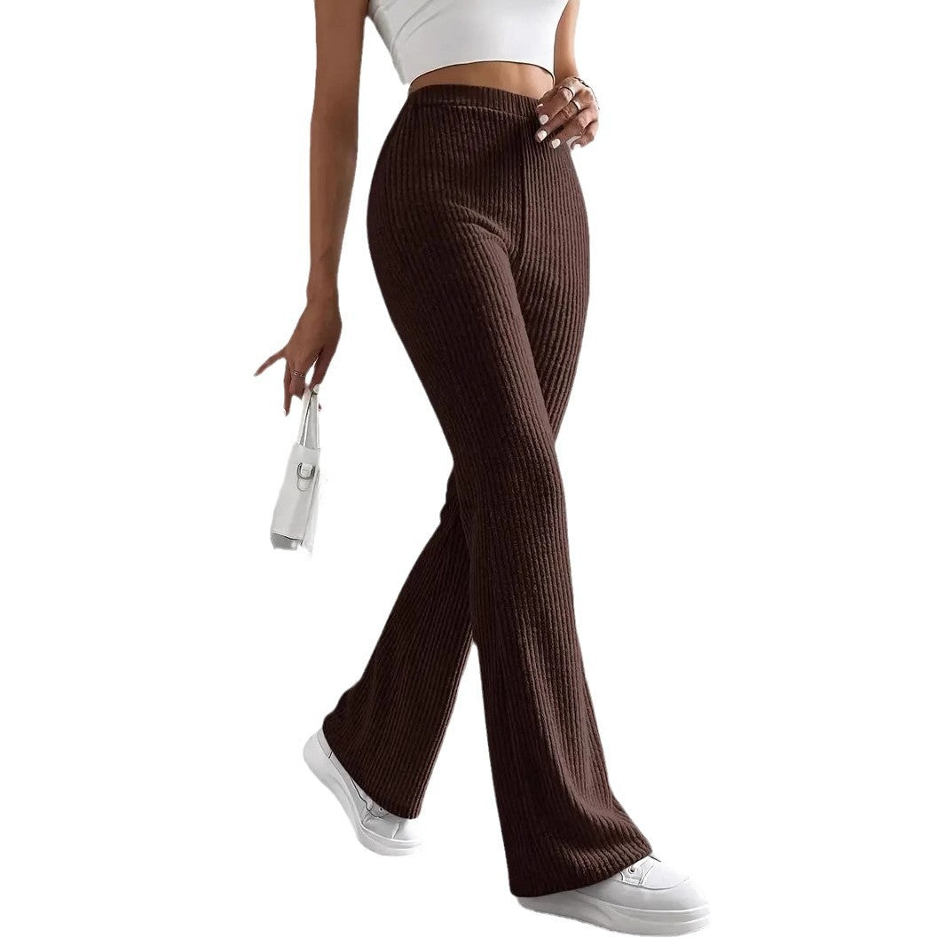 Damen Stretchhose Bequem Weit Geschnitten