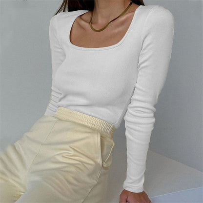 Damen Langarmoberteil Rippstruktur Trendy