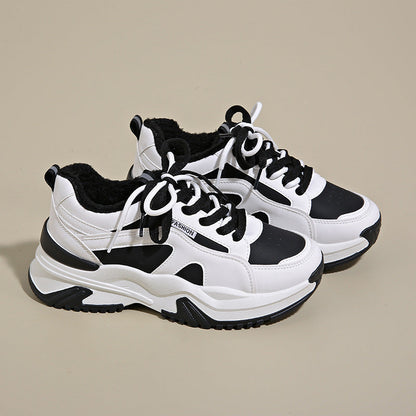 Damen Sneaker Chunky mit Warmem Innenfutter