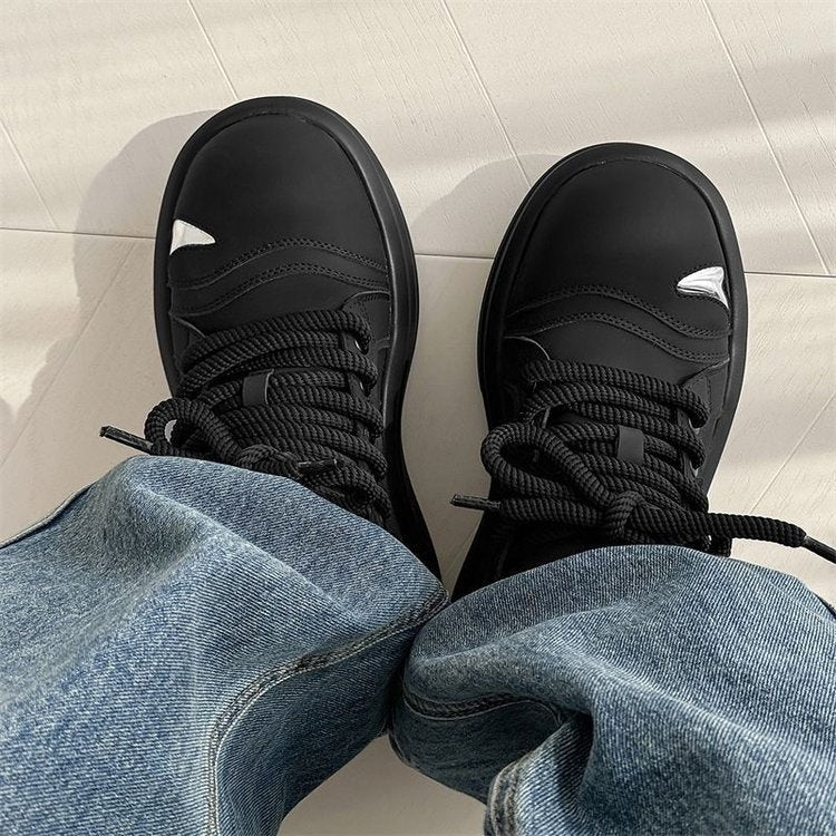 Damen Sneaker Hochmodisch Dicksohlige Dekoriert