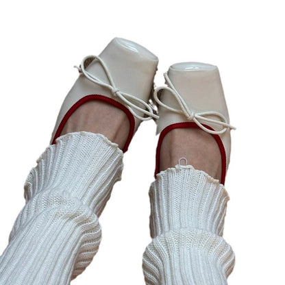 Damen Ballerinas Elegante Schleifen Komfortabel sollte zu Damen