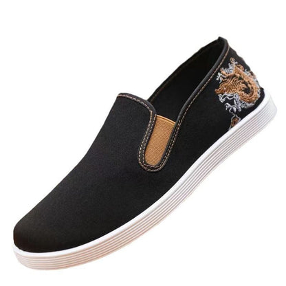 Damen Slip-On Schuhe Bestickt Elegant