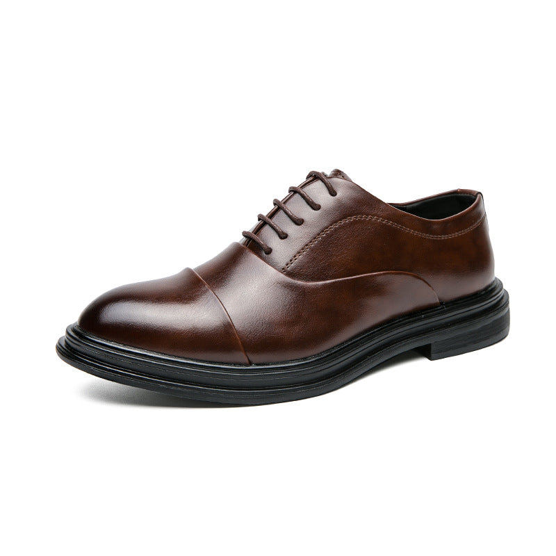 Damen Schnürschuhe Leder Hoch