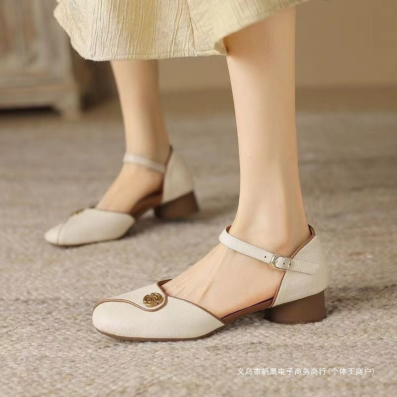 Damen Sling Pumps Elegante Schmuckdetails Komfortabel