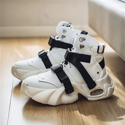 Damen High- Sneaker Komfortschuhe Rutschfest
