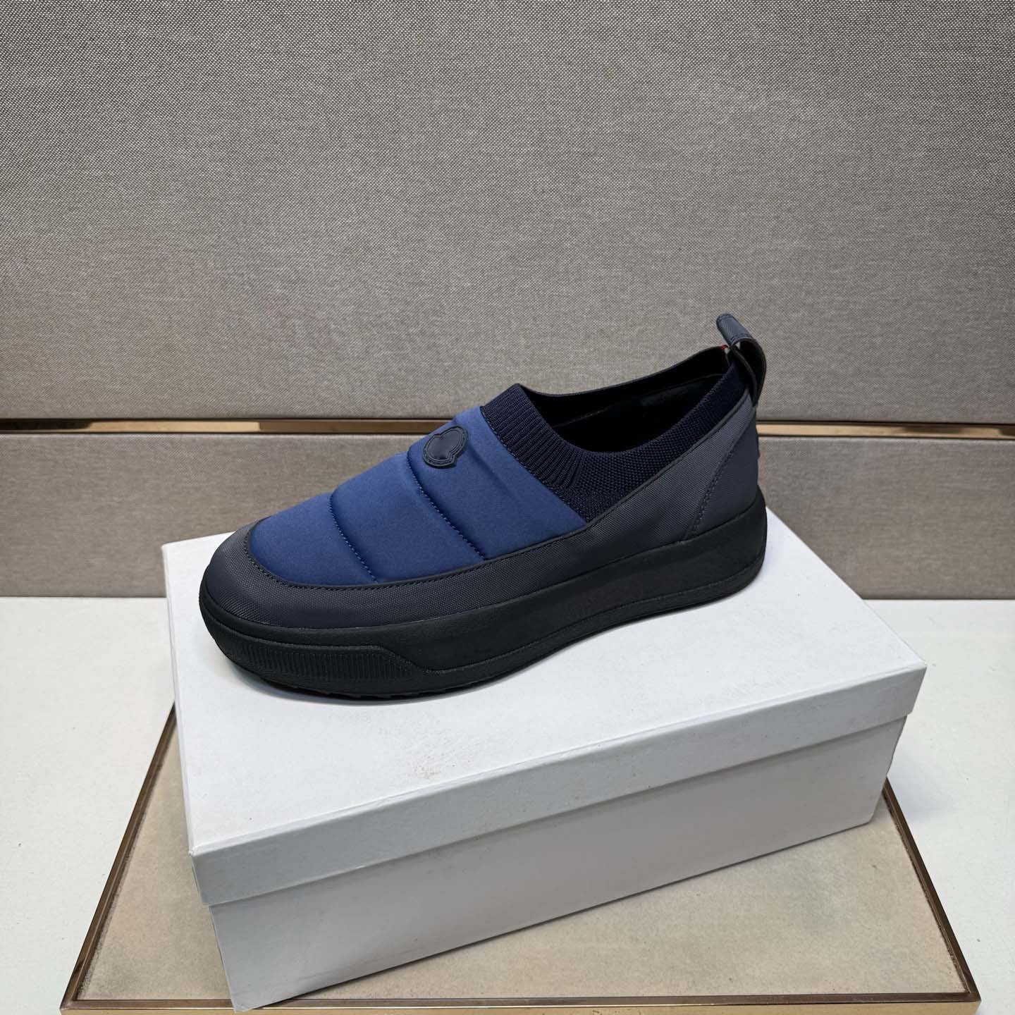 Damen Slip-On Sneaker Weich Elastisch Bequem