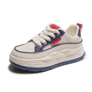 Damen Chunky Sneaker Gepolsterte Sohle