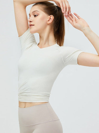 Damen Slim Fit Crop Sportlich