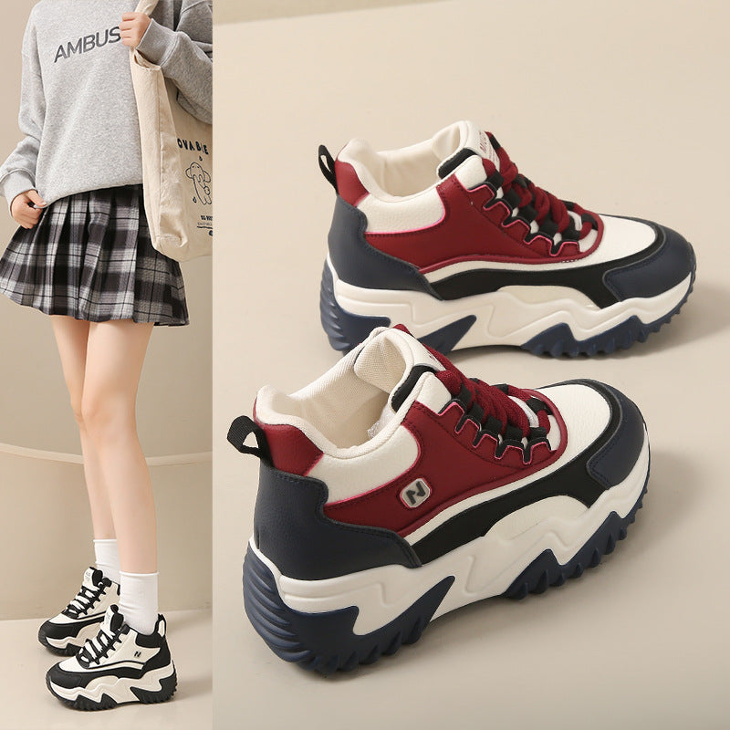 Damen High Sneaker Sportlich Chunky - Norvielle