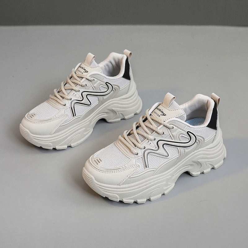 Damen Laufschuhe Chunky Atmungsaktives Material Komfort