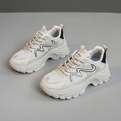 Damen Laufschuhe Chunky Atmungsaktives Material Komfort
