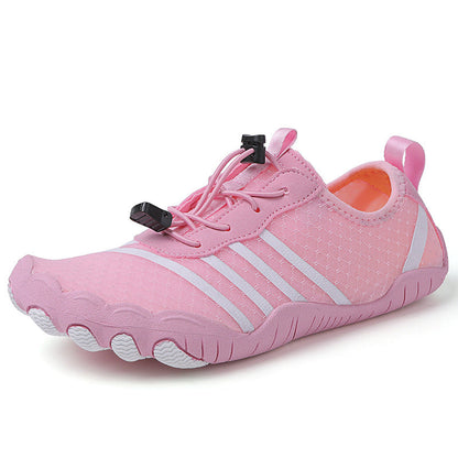 Damen Badeschuhe Schnellschnürsystem Wasserschuhe Sportlich