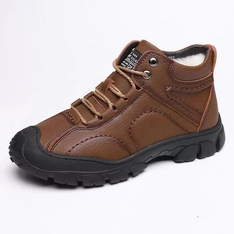 Damen Wanderschuhe Warm Rutschfestes Profil