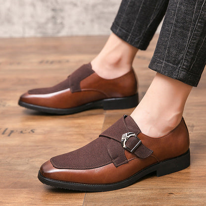 Herren Mokassins Elegant Metallschnalle