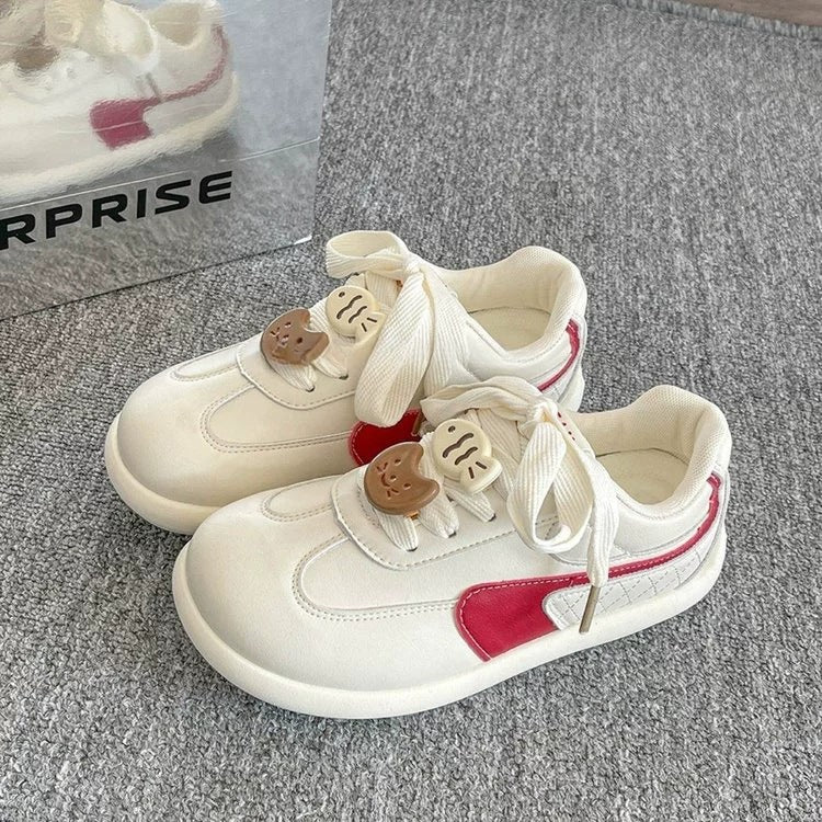 Damen Sneaker Sportlich Schnellverschluss