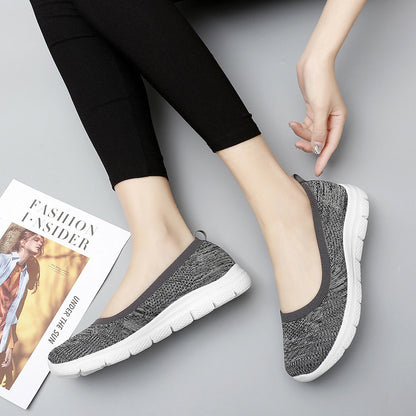 Damen Strickslipper Warm Bequem für Alltag