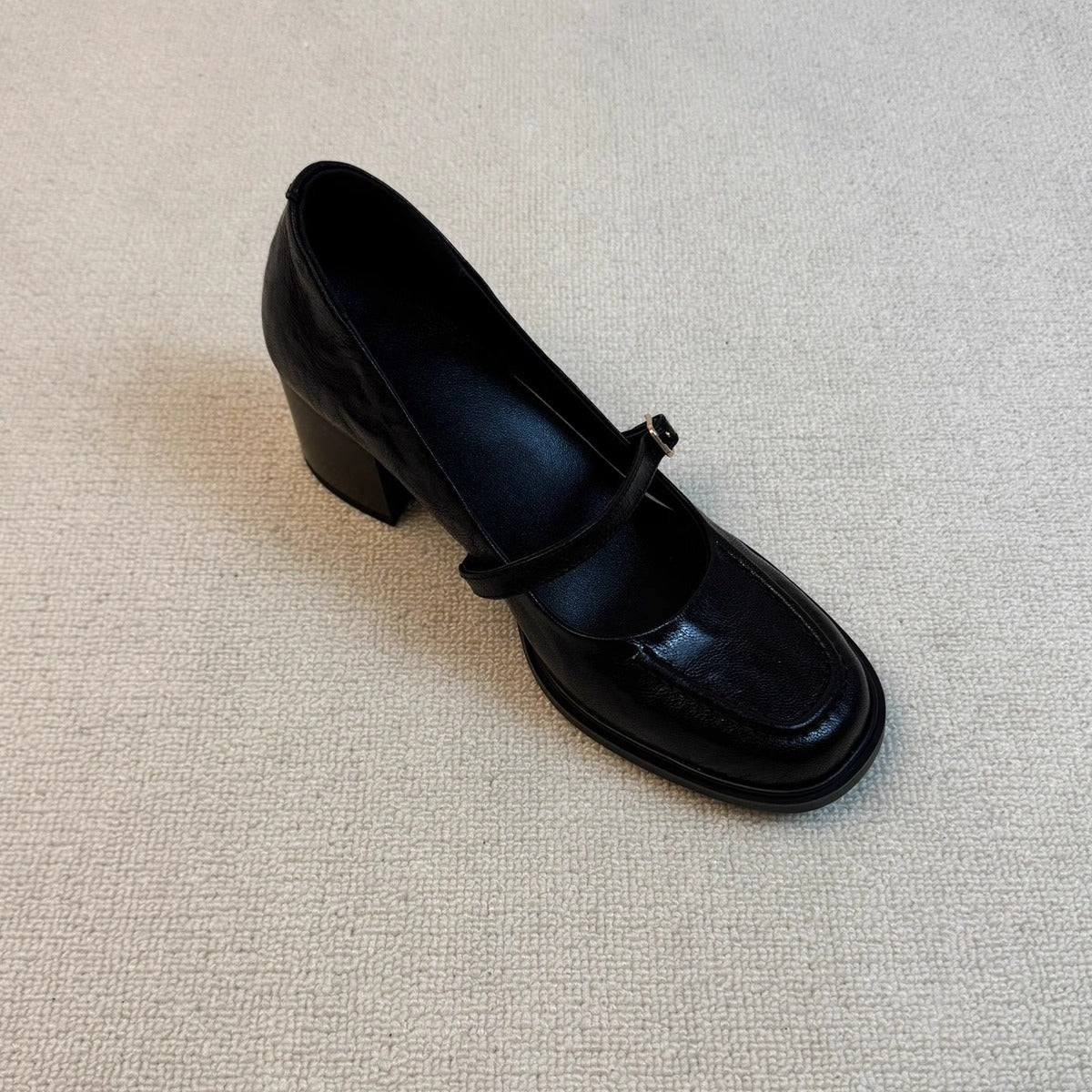 Damen Ballerinas Elegante Riemenverschluss