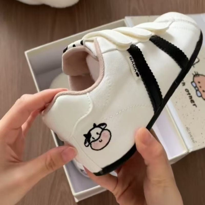 Damen Sportschuhe Mädchen Klettverschluss Farbenfroh