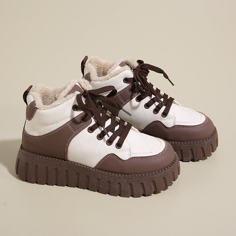 Damen High- Sneaker Weich Rutschfest