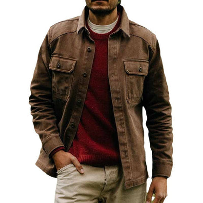 Herren Baumwolljacke Bequem Vielseitig