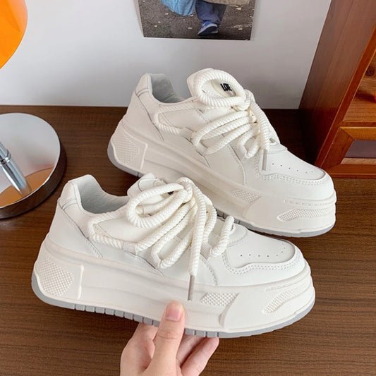 Damen Hochzeitsschuhe Plattform Sneaker Bequem - Norvielle