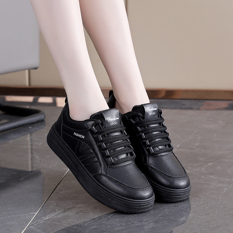 Damen Sneaker Dicksohle Sportlich Modisch