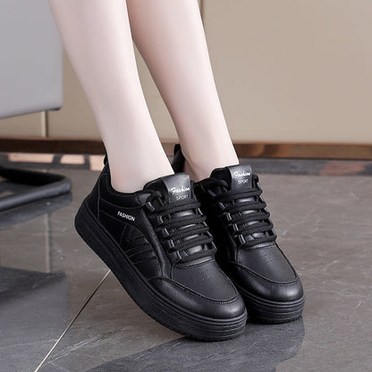 Damen Sneaker Dicksohle Sportlich Modisch