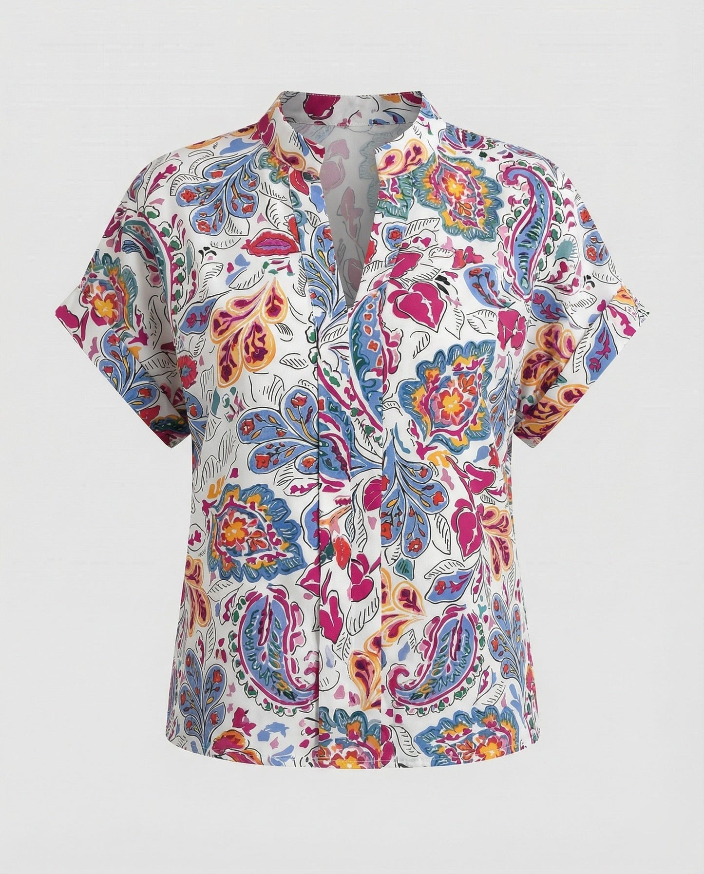 Damen Bluse Sommer Floral Leicht