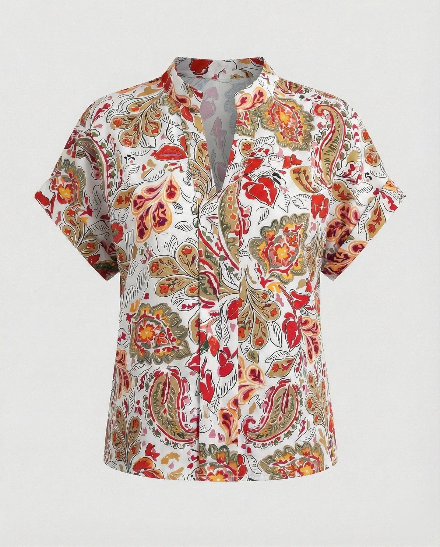 Damen Bluse Sommer Floral Leicht