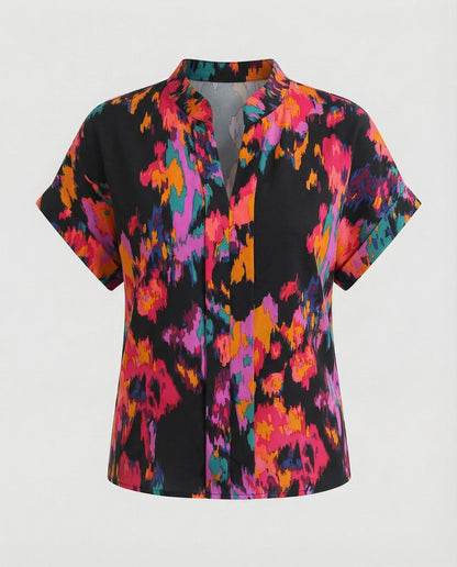 Damen Bluse Sommer Floral Leicht