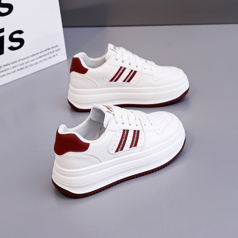 Damen Plattform Sneaker Moderner Stil