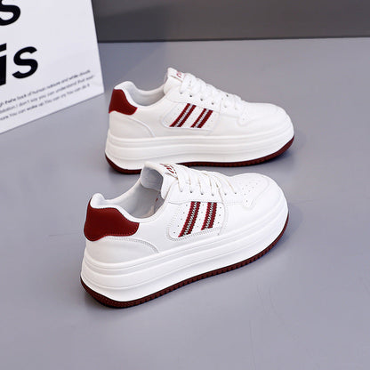 Damen Plattform Sneaker Moderner Stil