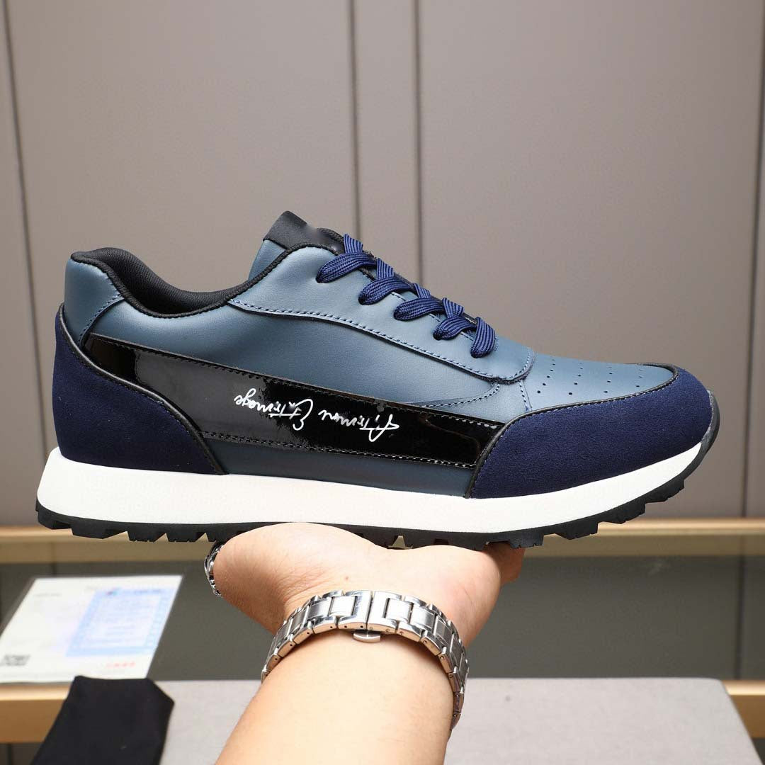 Damen Sneaker Leder Laufsohle Sport