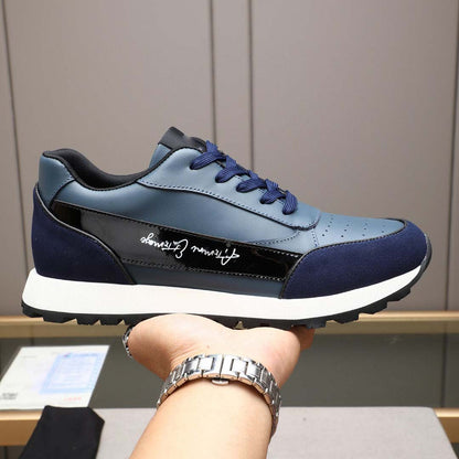 Damen Sneaker Leder Laufsohle Sport