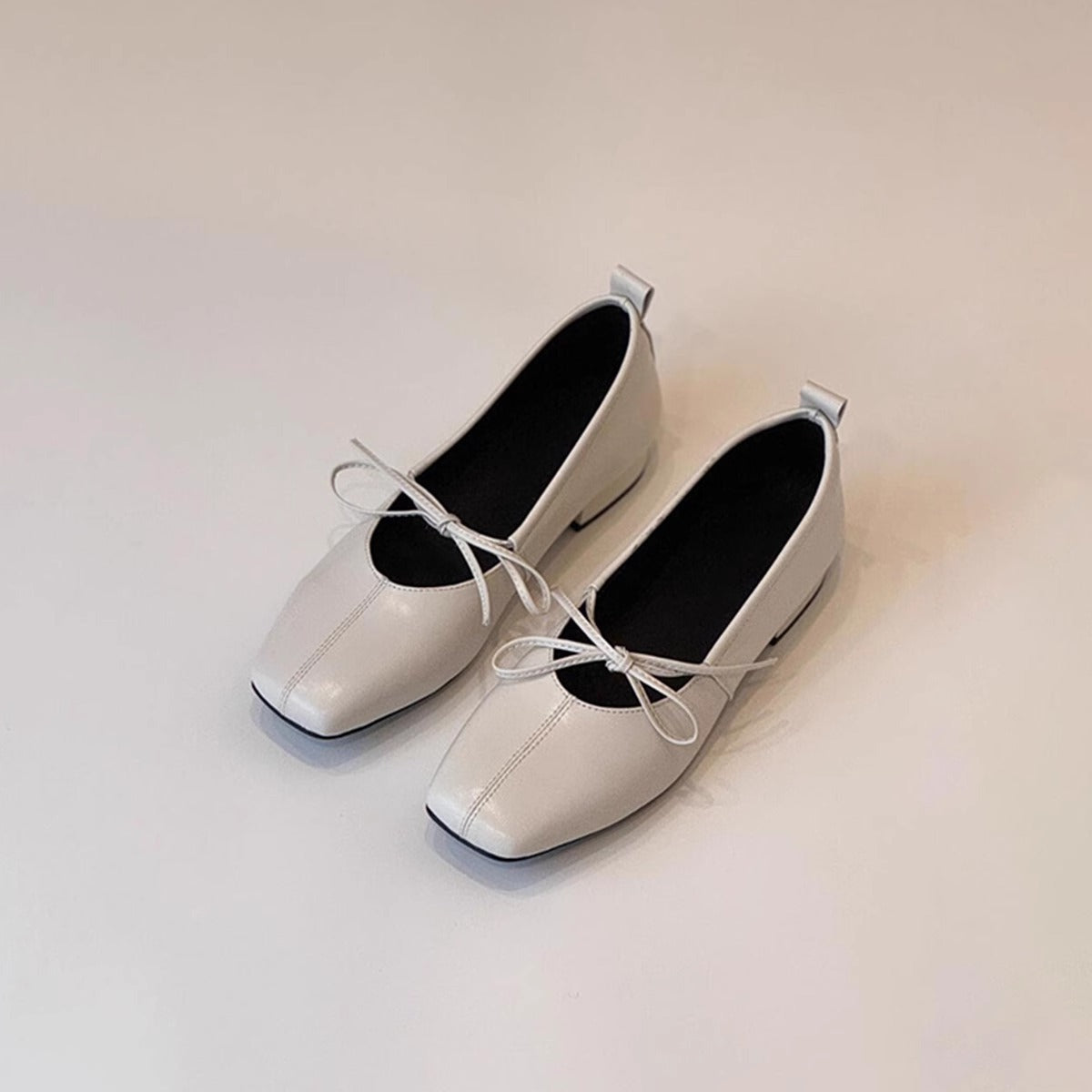 Damen Ballerinas Schnürung Elegant Bequem
