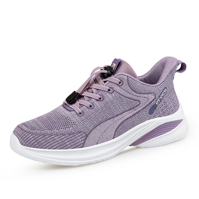 Damen Laufschuhe Atmungsaktives Mesh Schnellverschluss