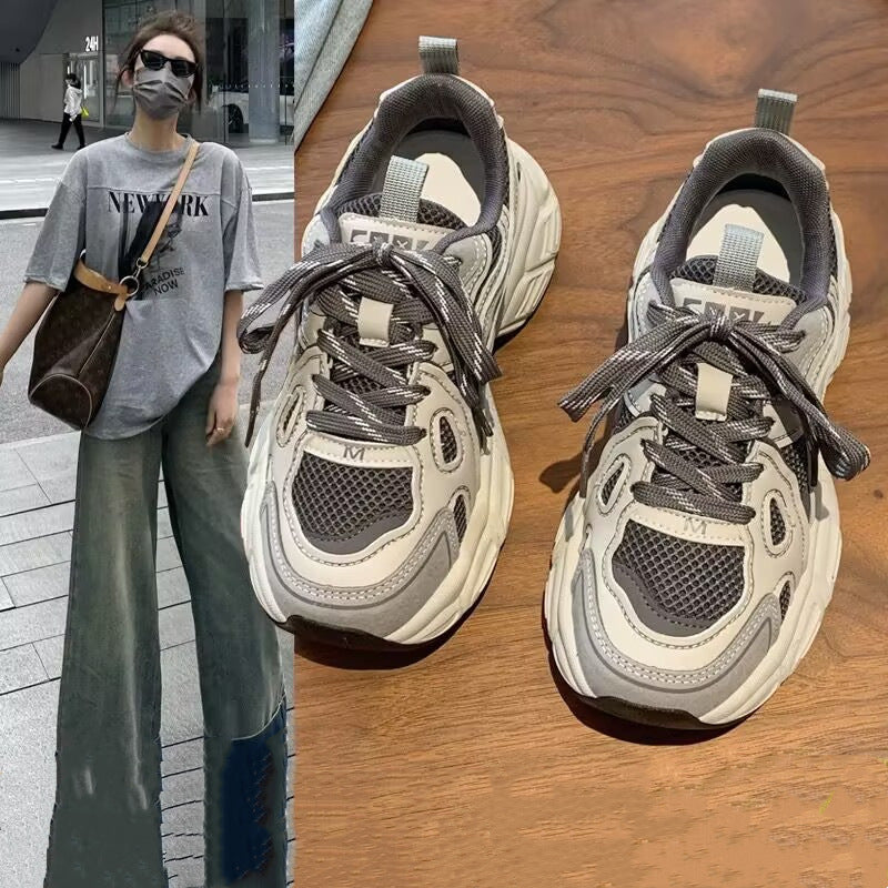 Damen Sneaker Sportlich Komfortabel Weiches Innenleben - Norvielle