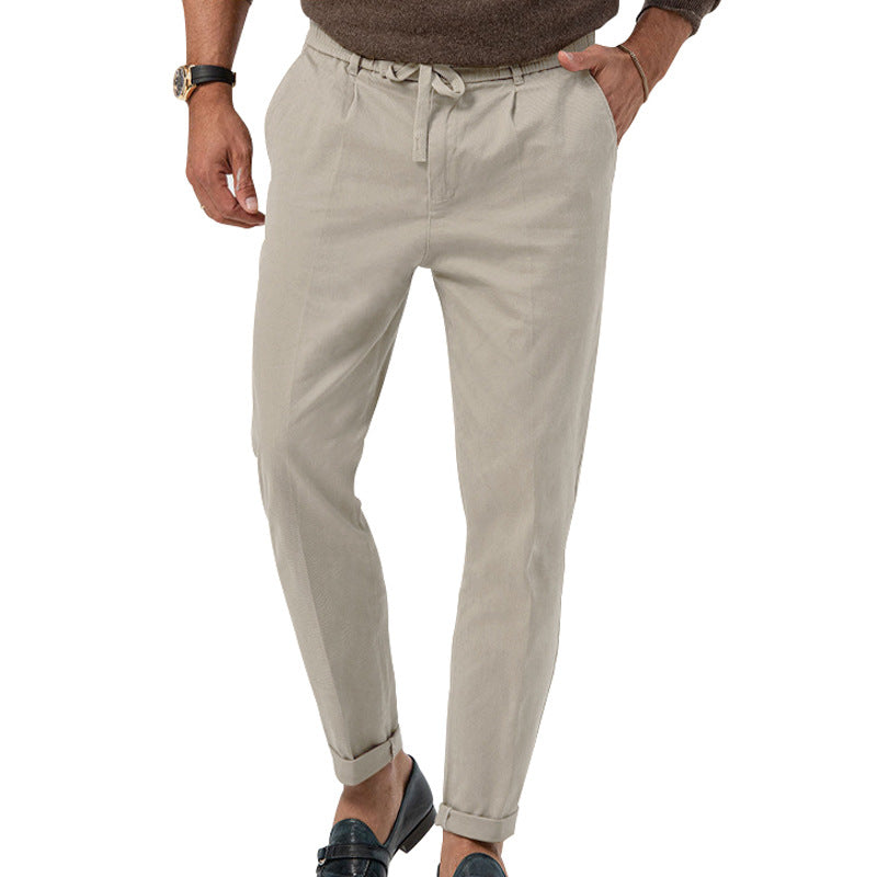 Herren Slim-Fit-Hose Elegant Alltag