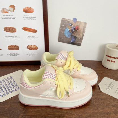 Damen Sneaker Retro Weiches Innenfutter