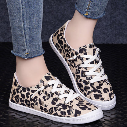 Damen Segeltuchschuhe Bequem Heidi Stil