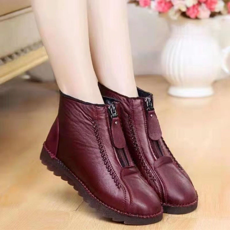 Damen Winterstiefel Warm Wasserdicht Robust