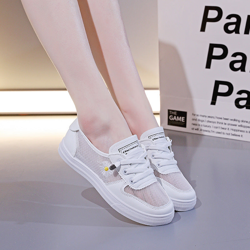Damen Sneaker Luftiges Mesh Elastisch Sportlich