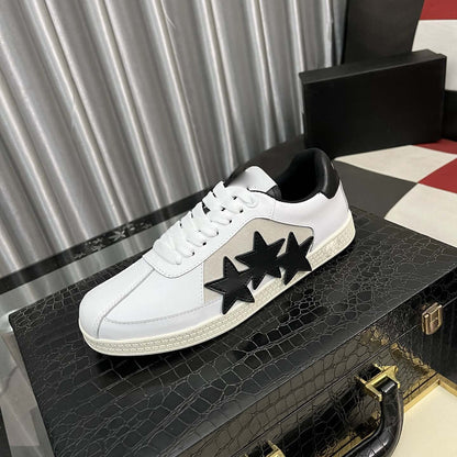 Damen Sneaker mit Sternen Applikation