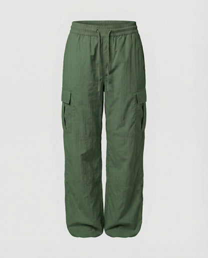 Damen Hochgeschnittene Cargohose Elastisch Bequem