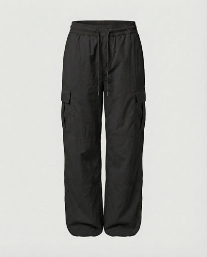 Damen Hochgeschnittene Cargohose Elastisch Bequem