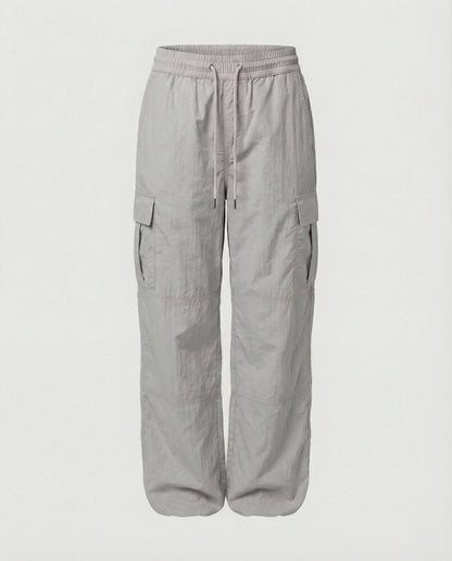 Damen Hochgeschnittene Cargohose Elastisch Bequem